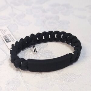 Black Marc by Marc Jacob’s Silicone Bracelet